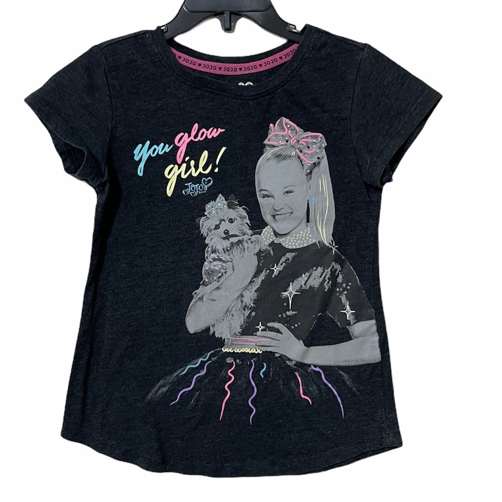 Nickelodeon JoJo Siwa Girls Short Sleeve Shirt